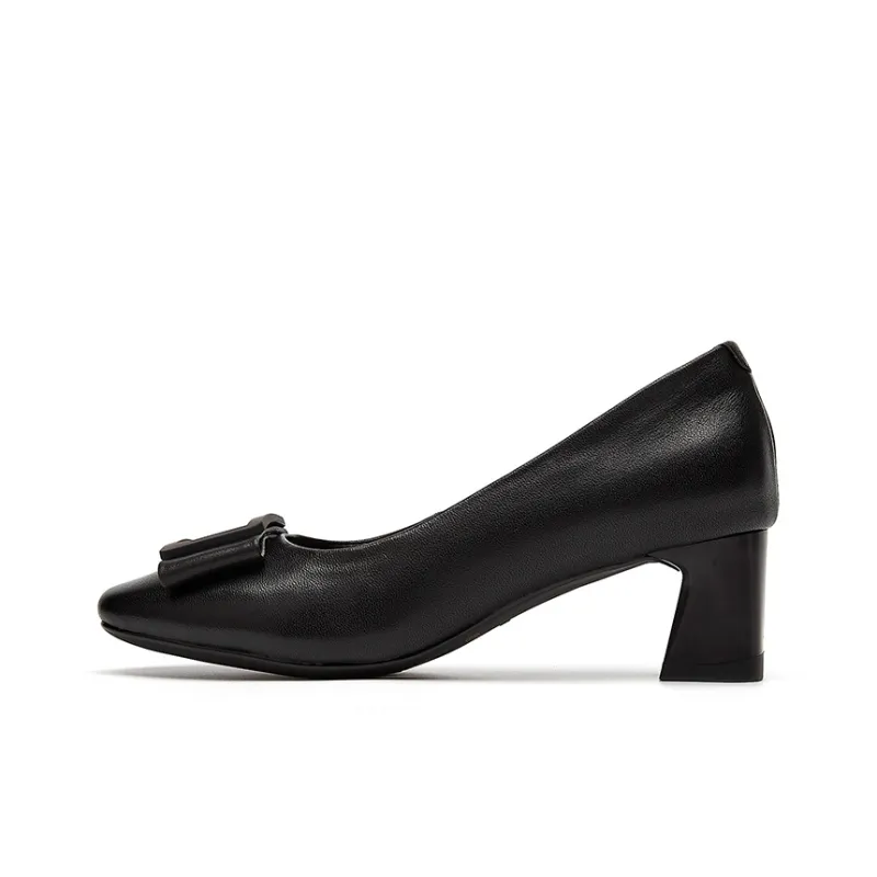 Rich Birds Block Heel High Heels 5cm Women's-0