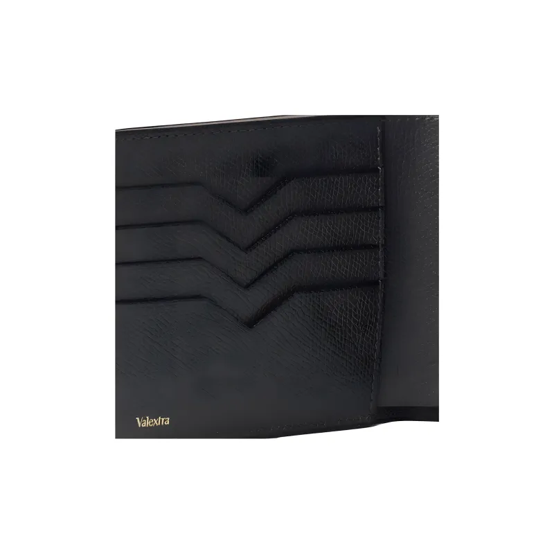Valextra Cow Leather Wallet Men's Smoke Gray-4