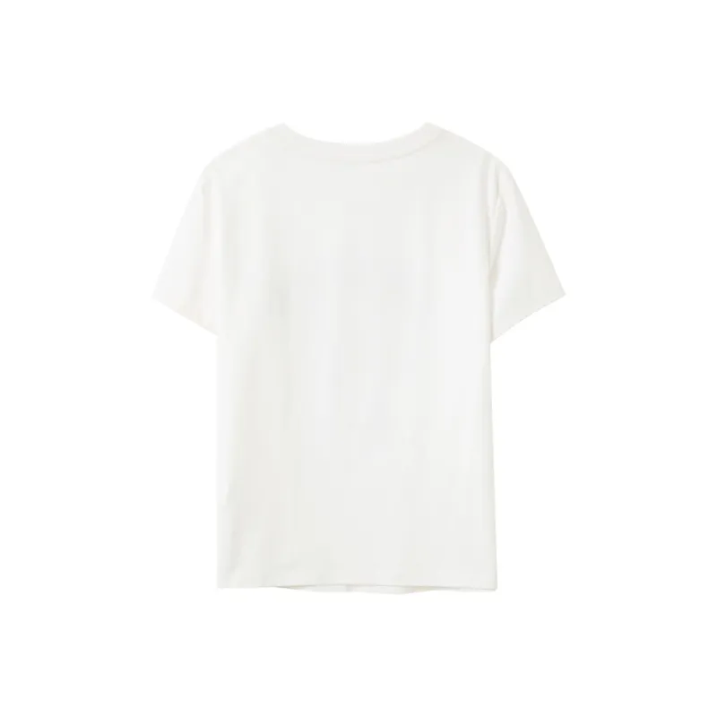 3COLOUR T Shirts Women's Cloud White-1