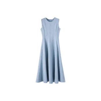 Late White Sleeveless Dress Women's