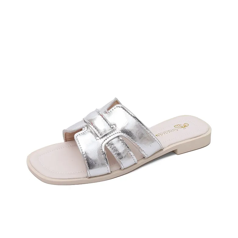 WUJI Rubber Sole Slip Resistant Abrasion Resistant Slide Slippers Women's-6