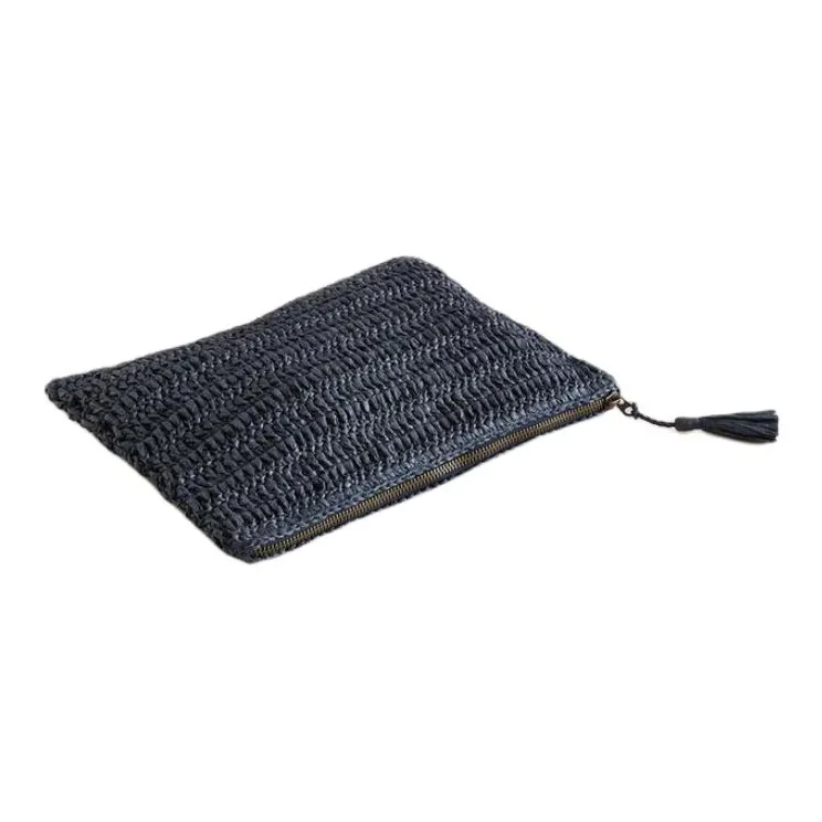 ZARA Cellulose Material Clutch Women's Marine Blue-1