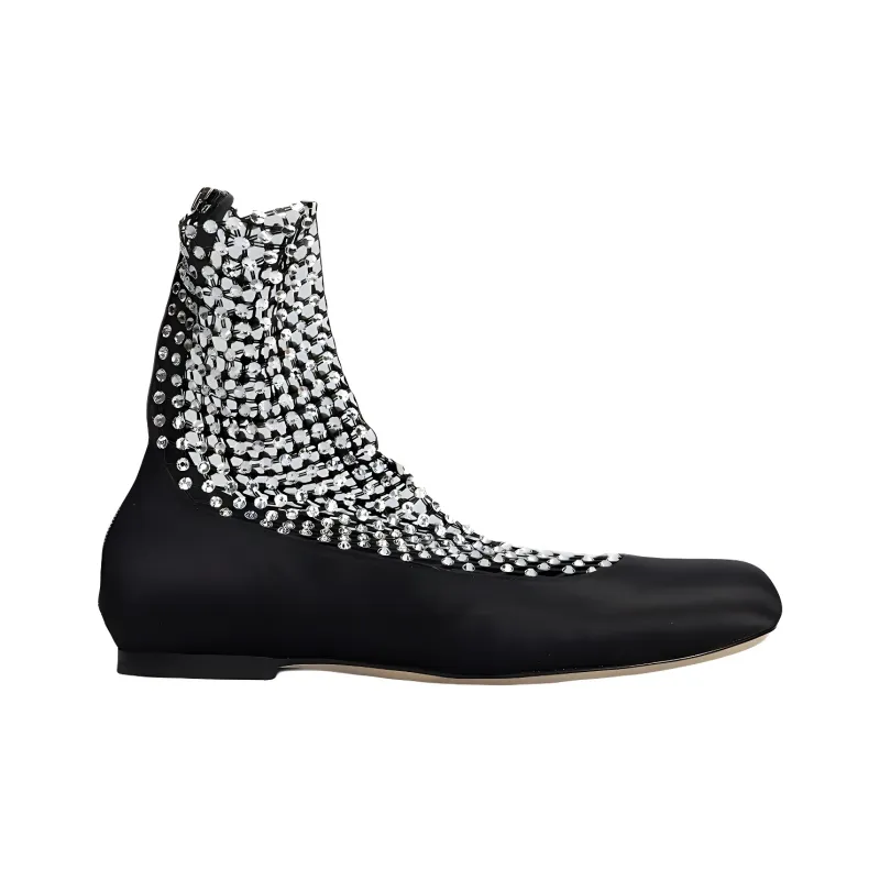 RENE CAOVILLA Galaxia Casual Single Shoes Women's Black-1