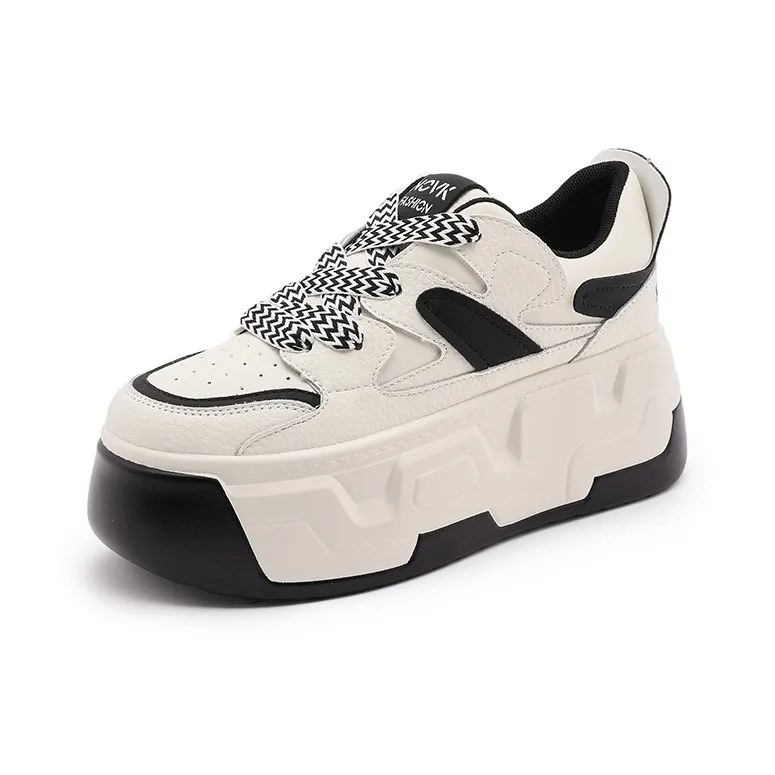 QITUMAUL Slip Resistant Low Top Skateboard Shoes Women's-4
