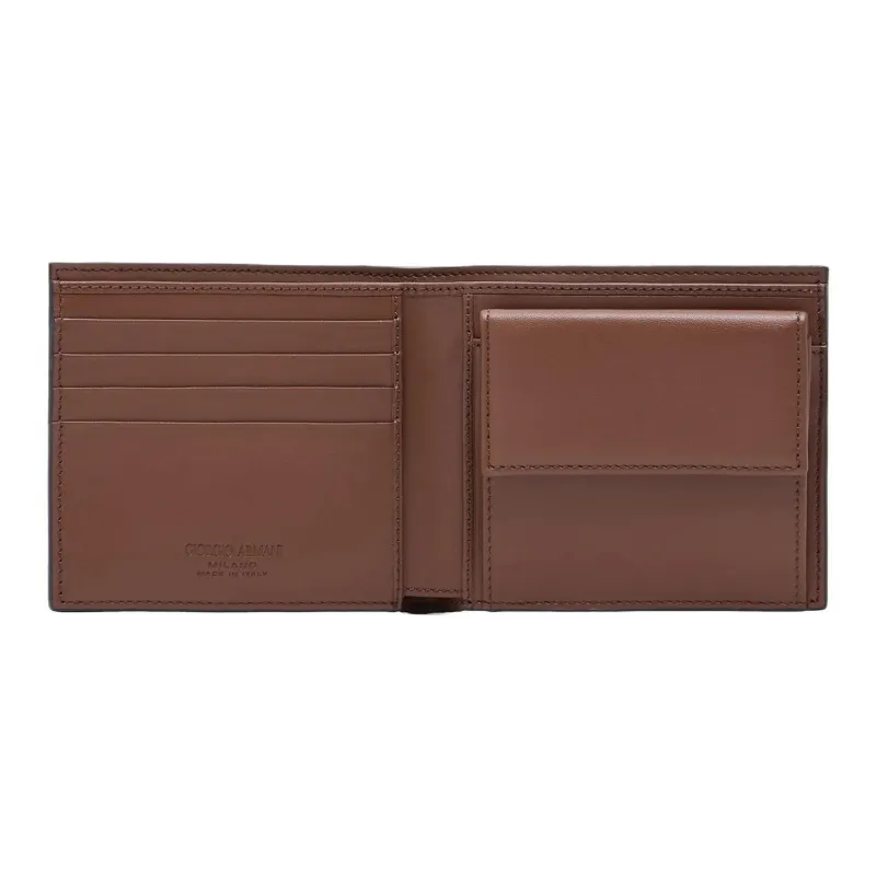 AMANI Cow Leather Wallet Men's Caramel Umber-2