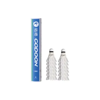 CODOON 1 DOZ Duck Feather Shuttlecock 12 Pack Duck Feather Shuttlecocks