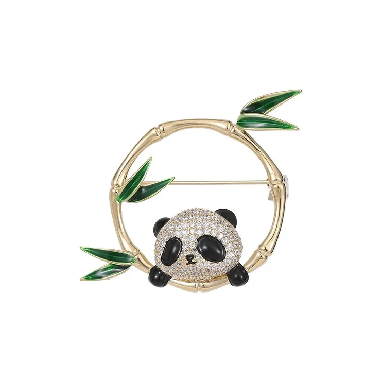 Yamaichi Maru Eco Friendly Copper+Zircon Brooches Women's-0