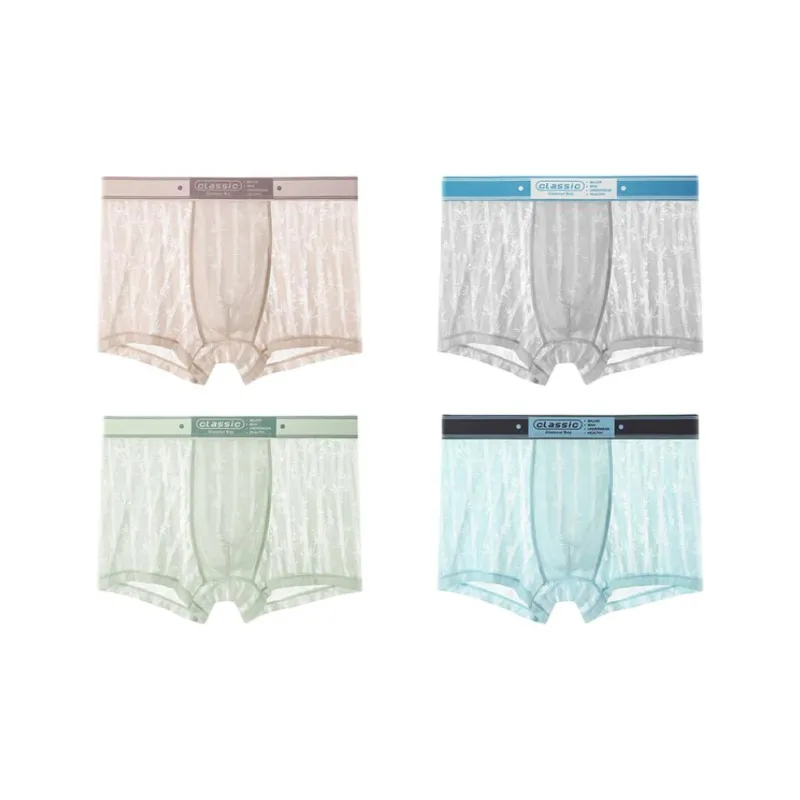 MIIOW Trendy Party Collection Cooling Summer Collection Underpants Men's Combo Set-21