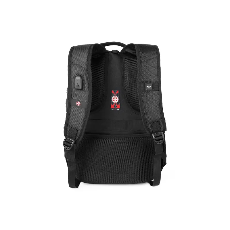 CROSSGEAR Fabric Backpack Unisex Black-3