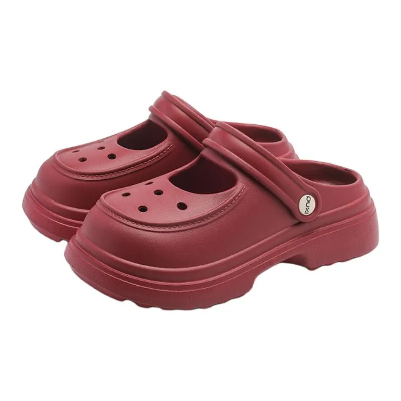 POSEE Closed Toe Clogs White, Black, Pink-0