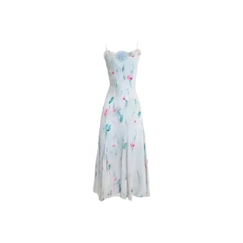 PAZZO Slip Dresses Women's Aqua Green