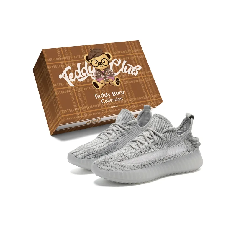 Teddy Bear Collection Cushioning, Slip Resistant, Breathable, Lightweight Low Top Casual Shoes Unisex-43