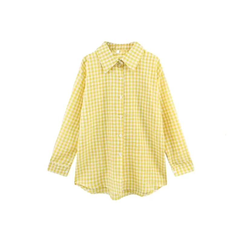 Giyu Shirts Women's Yellow-0