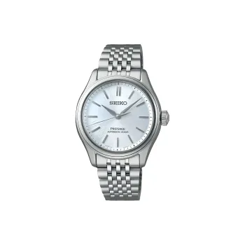 SEIKO Presage Navigation Automatic Mechanical Movement Stainless Steel Strap Watch 36mm Women's Watch Silver Dial
