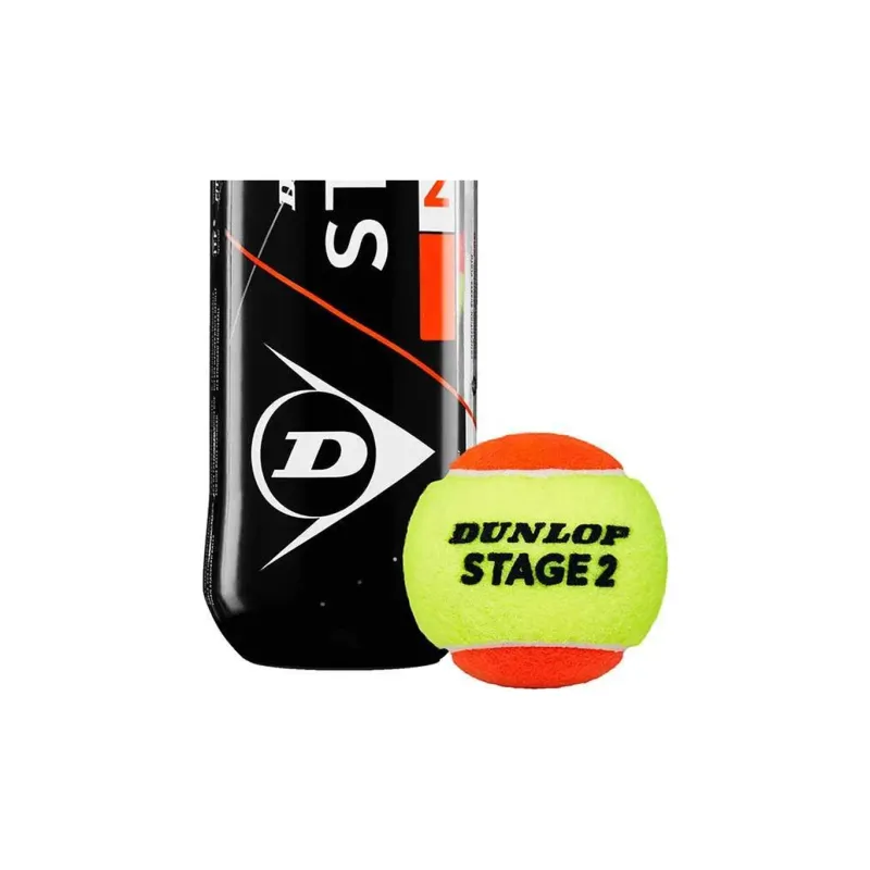 DUNLOP Tennis Balls Training Ball Sports Yellow Orange-3