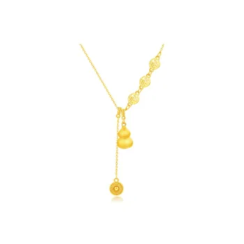 Lao Feng Xiang S925 Silver Necklaces Women's