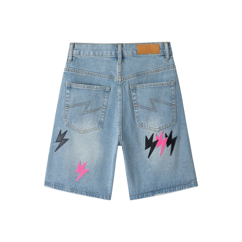 POLAR BEAR Denim Shorts Unisex-1