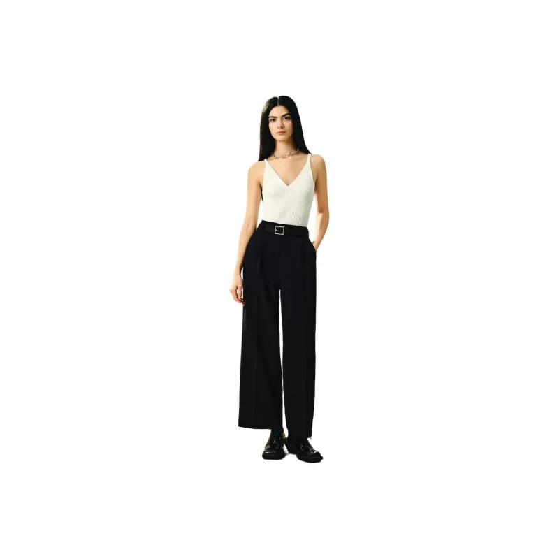 INSUN Suit Trousers Women's Navy Blue-1