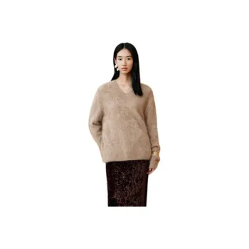 INSUN Cashmere Sweaters Women's Light Chestnut