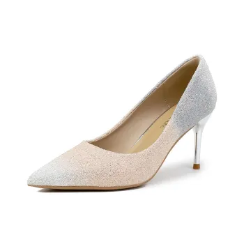 Aimilian Slim Heel High Heels 8CM Women's Pink/Multicolor