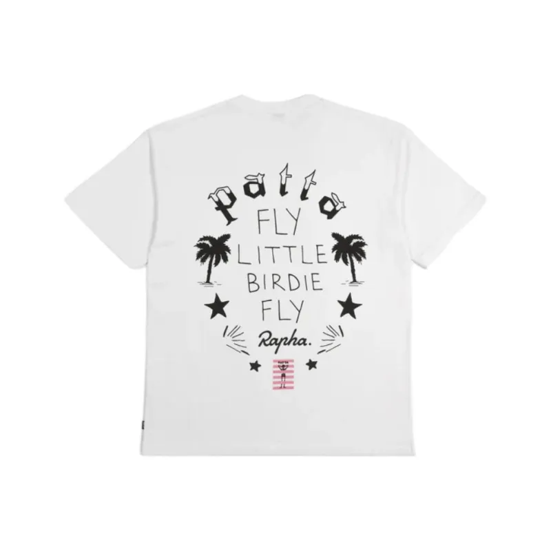 Rapha X Patta RAPHA Collaboration T Shirts Unisex White-0