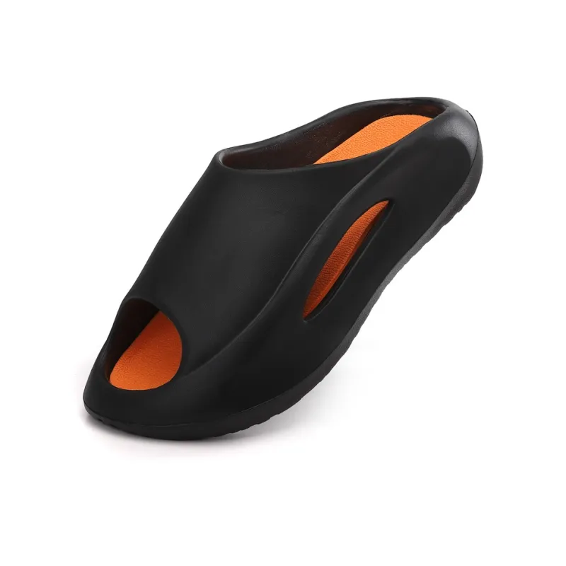 GERTOP EVA Quiet Slip Resistant Odor Resistant Abrasion Resistant Cushioning Slide Slippers Unisex-6