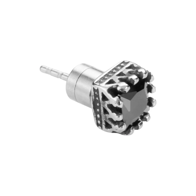 ACIUM Steel Stud Earrings Unisex-1
