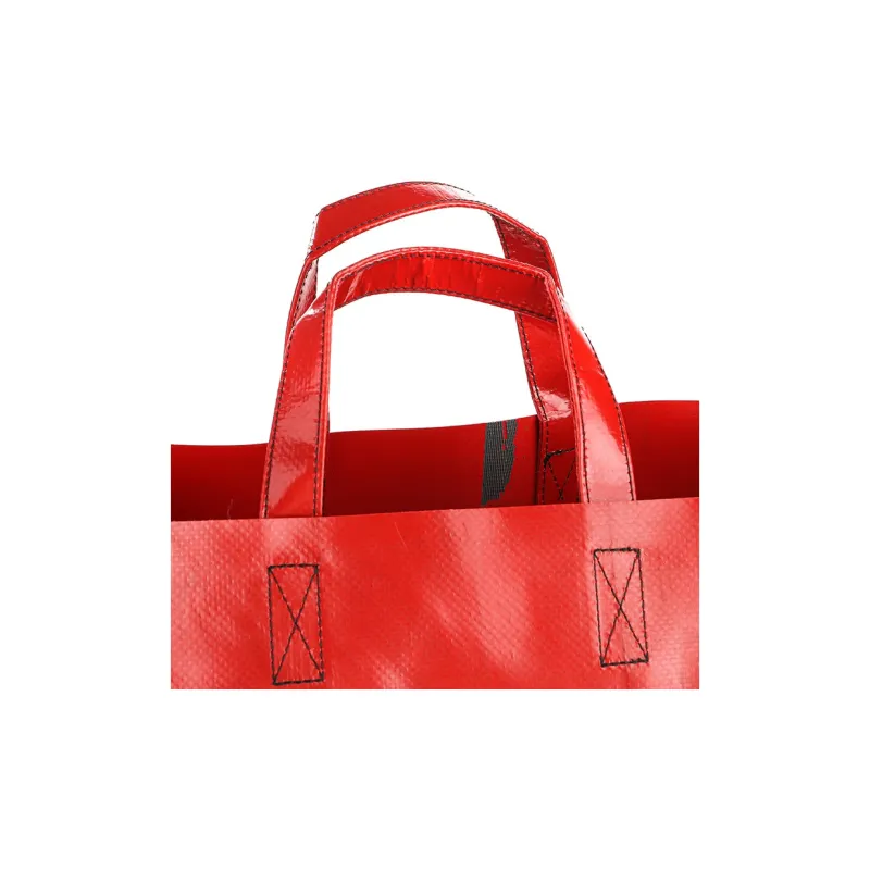 FREITAG Polyester Tote Bag, Shopping Bag, Handbag Unisex Red & White-4