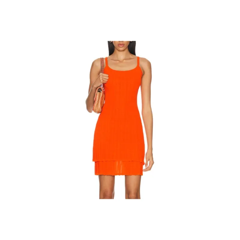 A.L.C. Slip Dress Women's Poppy Red-0