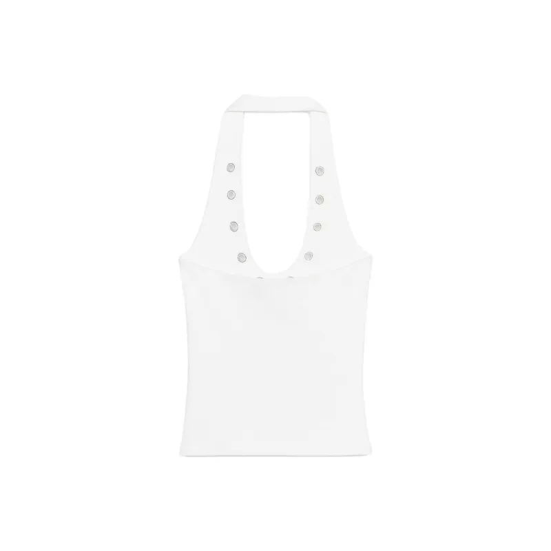 ZARA Tank Tops Women's White-1