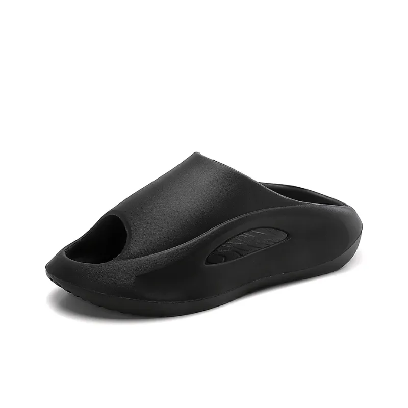 GERTOP Quiet Slip Resistant Odor Resistant Abrasion Resistant Cushioning Slide Slippers Unisex-6