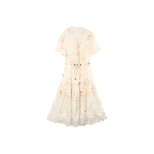 A Paradise For Awakening Short Sleeved Dress Women's