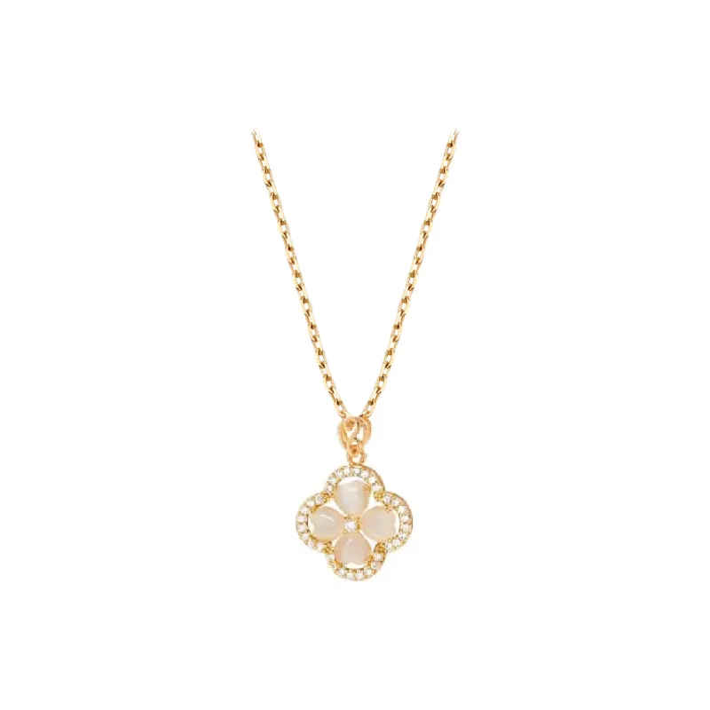 Star Treasures Glass Cat Eye Necklaces Women's-0