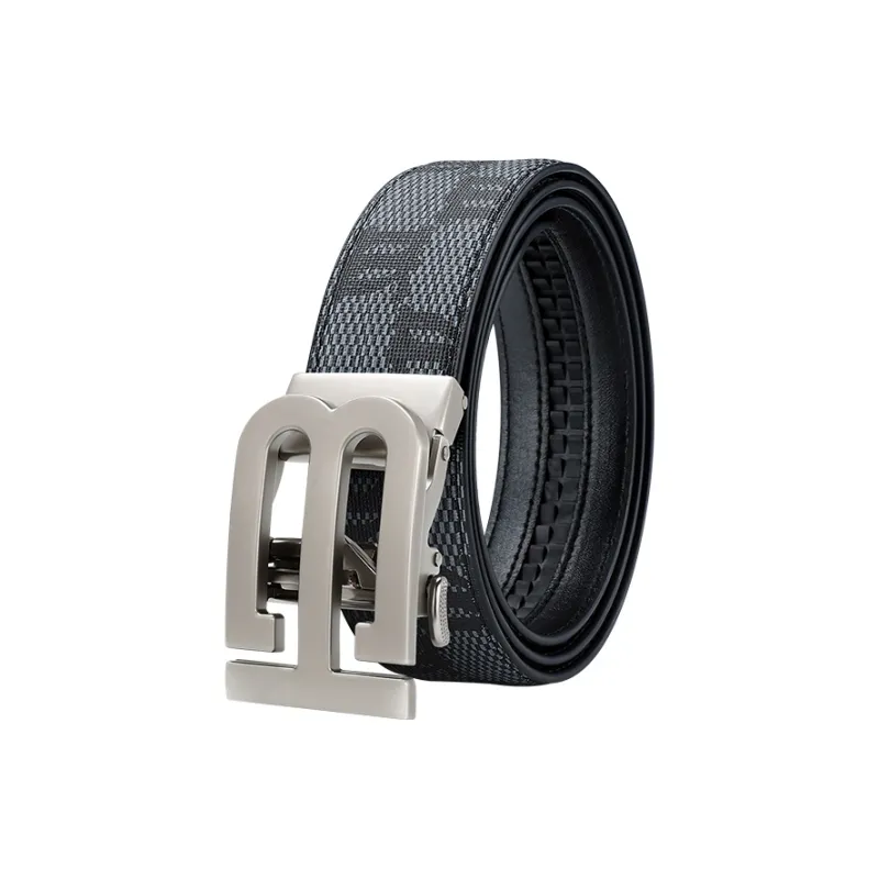 MILLIE'S Polyvinyl Chloride Leather Belts Men's 3.5cm-0