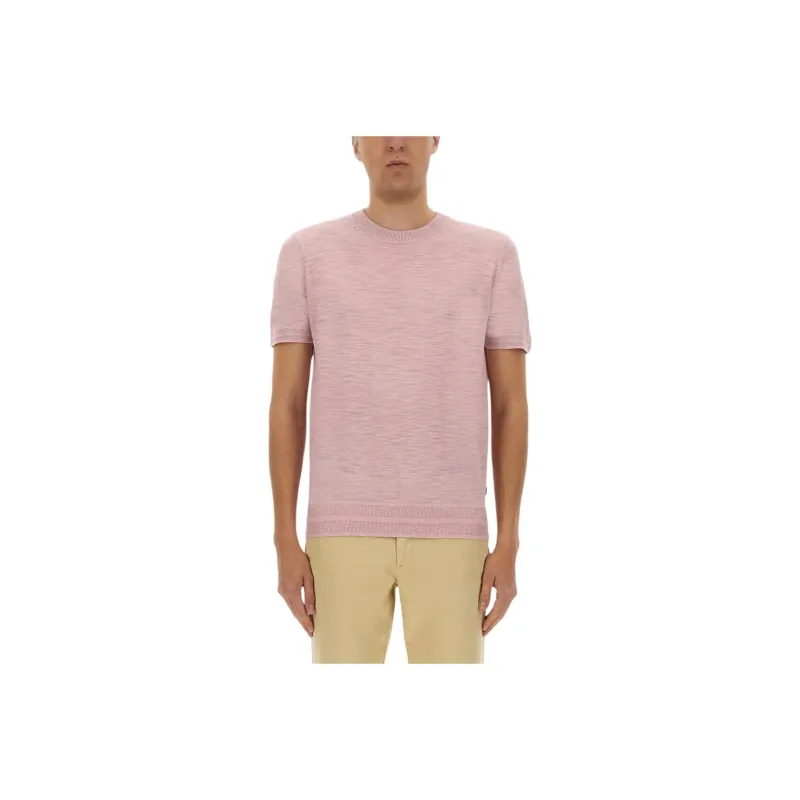HUGO BOSS T Shirts Men Pink-0