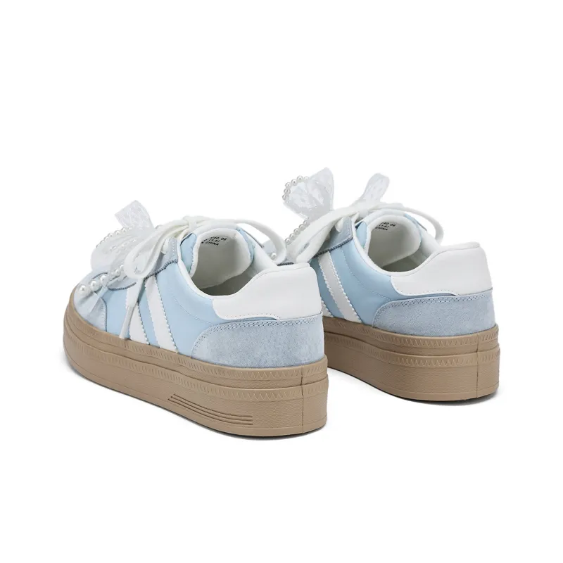 Hotwind Virtue Collection Ballet Style German Army Trainers Low Top Skateboard Shoes Women's-3