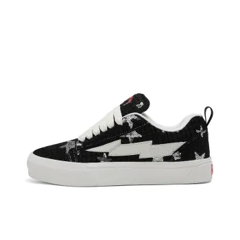 SHANDIANFENGBAO x ABCDONGA Anti Slip Wear Resistant Low Top Skateboard Shoes Unisex Starry Black