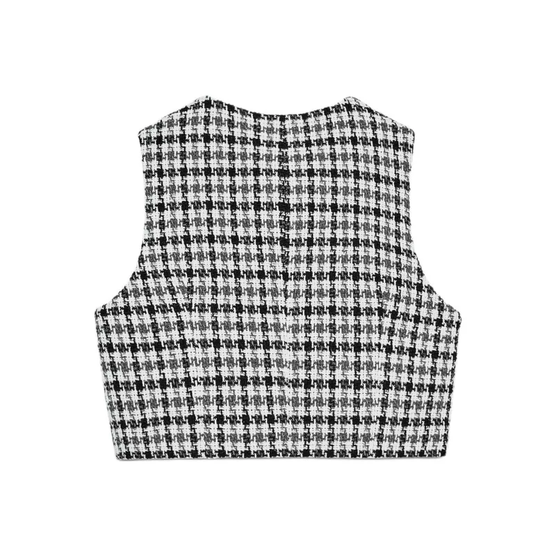 ZARA Tank Tops Women's Nude/Black-1