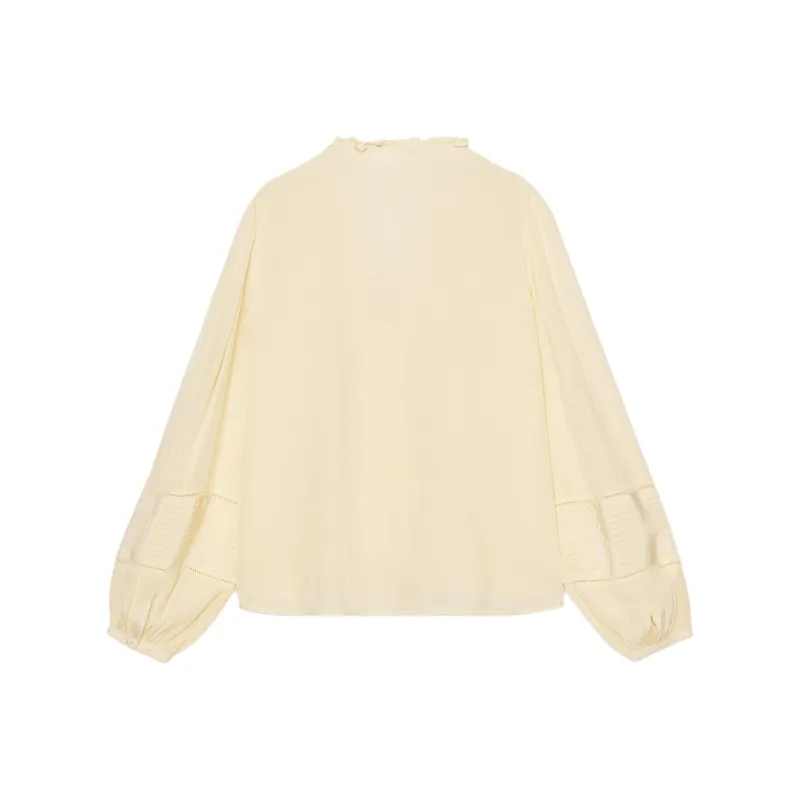 ZARA Shirts Women's Light Yellow-1