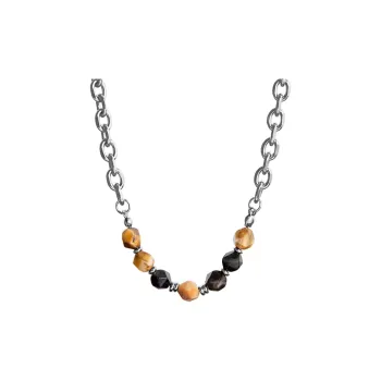 PUENTE Titanium Steel Necklaces Men's