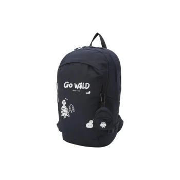 KOLON SPORT Nylon Backpack Unisex Dark Marine Blue
