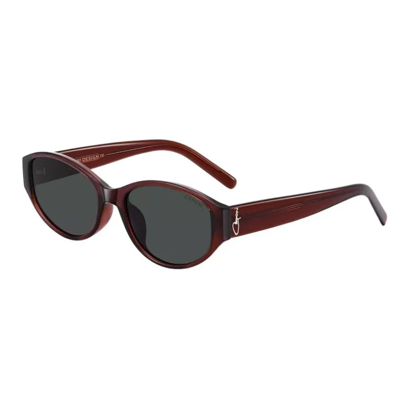 CAPONI TR/Memory Plastic EMS Irregular Shape Sunglasses Unisex Multicolor-4