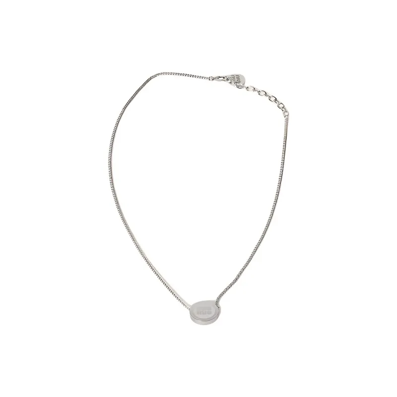 MIU MIU Metal Necklaces Women's Silver-1