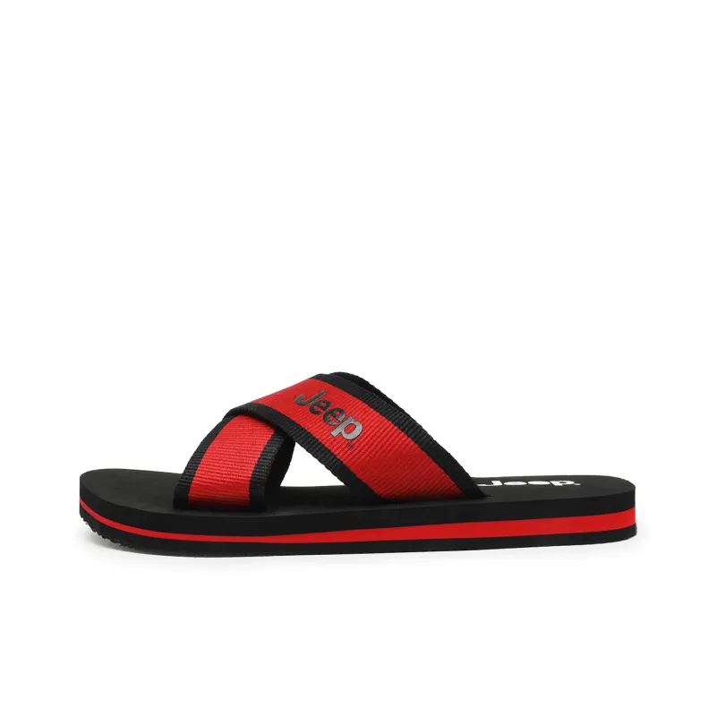Jeep Slip Resistant Odor Resistant Slide Slippers Unisex-10