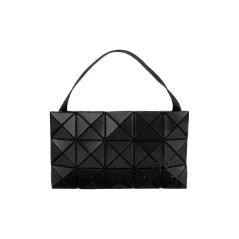 ISSEY MIYAKE PVC Small Square Bag Shoulder Bag, Crossbody Bag Women's Black