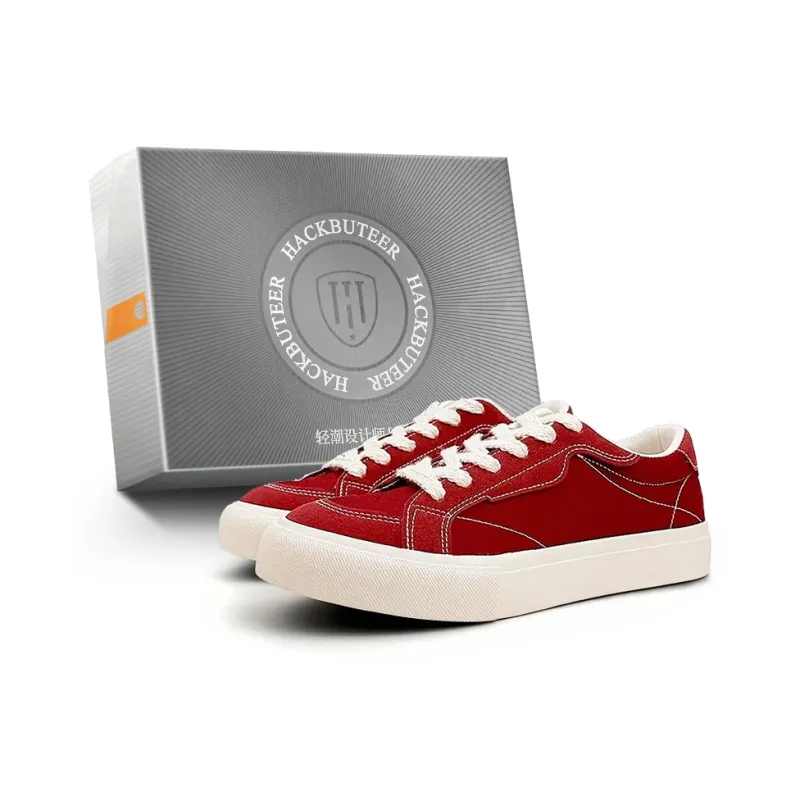 HACKBUTEER Low Top Skateboard Shoes Men's Box Included-8