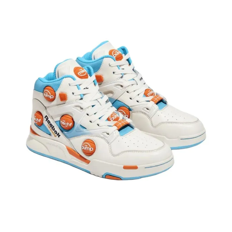 Reebok x MSCHF High Top Skateboard Shoes Unisex White Blue-2