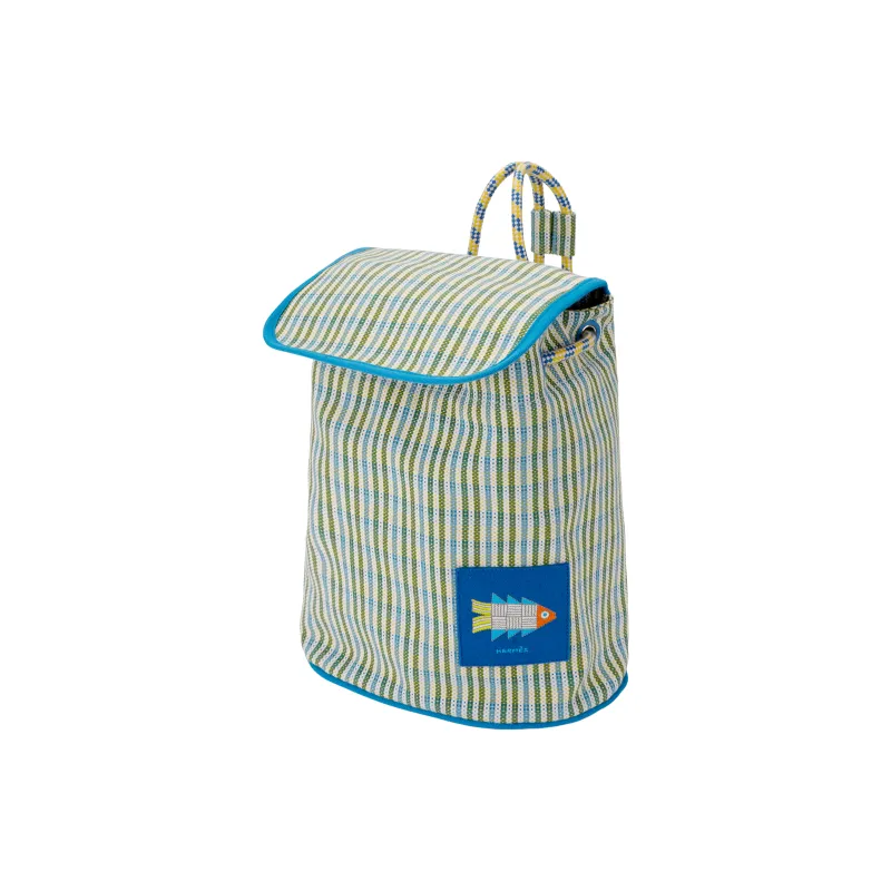 HERMES Cotton Backpack Regular Unisex Blue-1