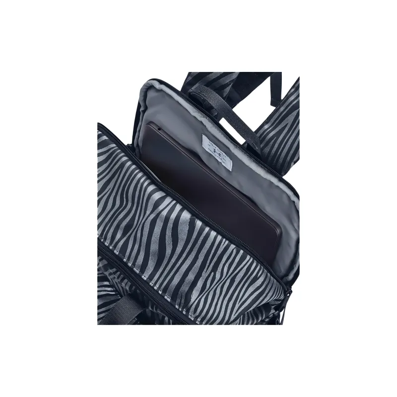 Under Armour Polyester Backpack Women's Deluge Gray & Harbor Blue-3