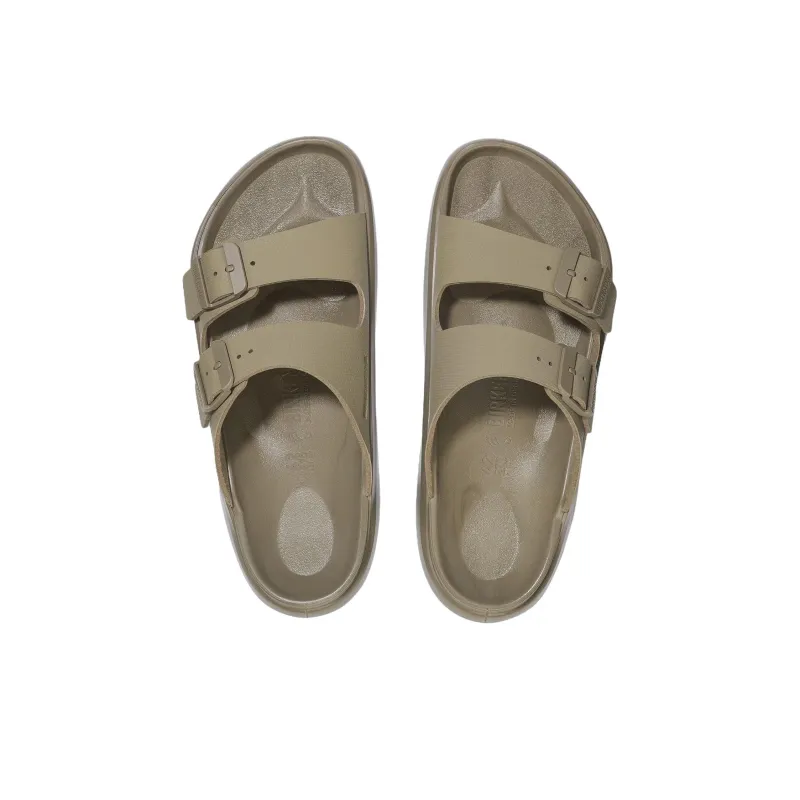 Birkenstock Mogami Terra PU Polyurethane Abrasion Resistant Slide Slippers Unisex Khaki-3